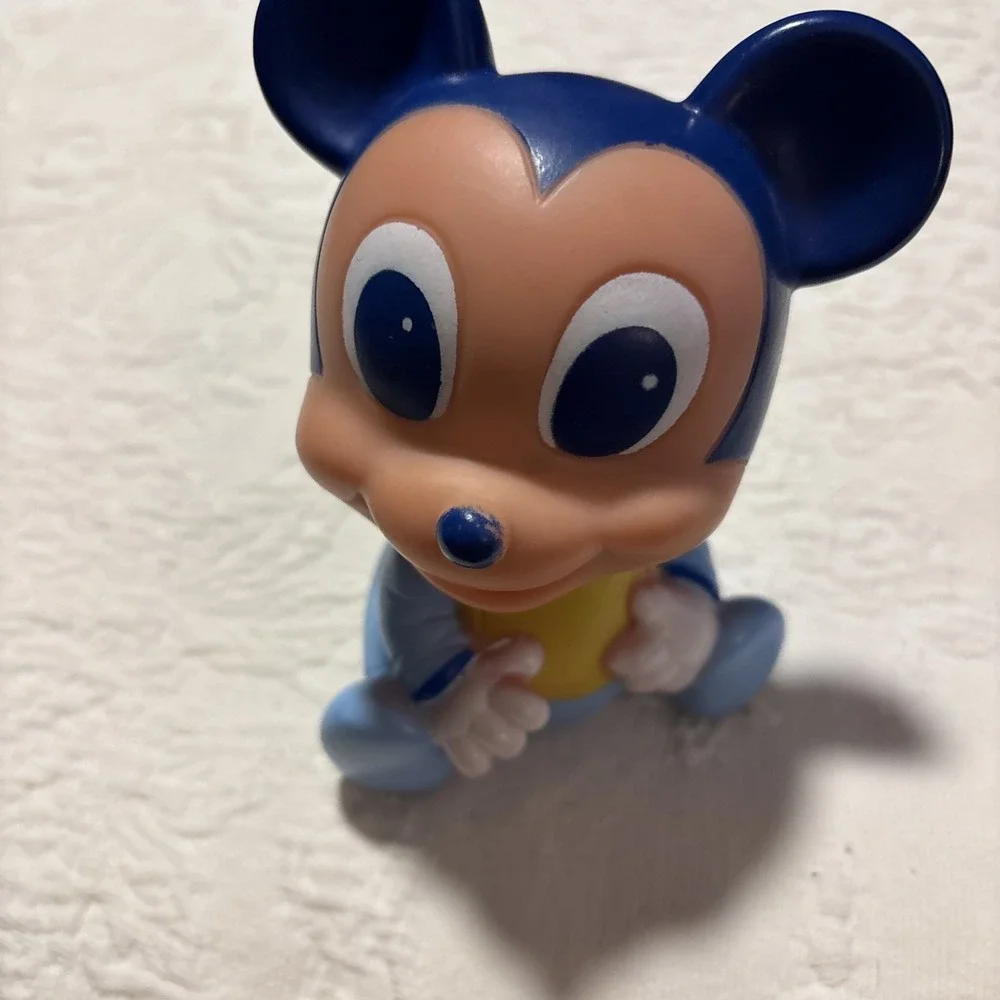 Vintage 1980's Disney Baby Mickey Mouse Squeeze Toy
